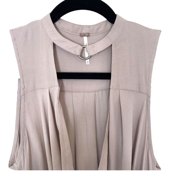 Free People Silver ‘So Fine’ Wrap Tank Top - Picture 5 of 10